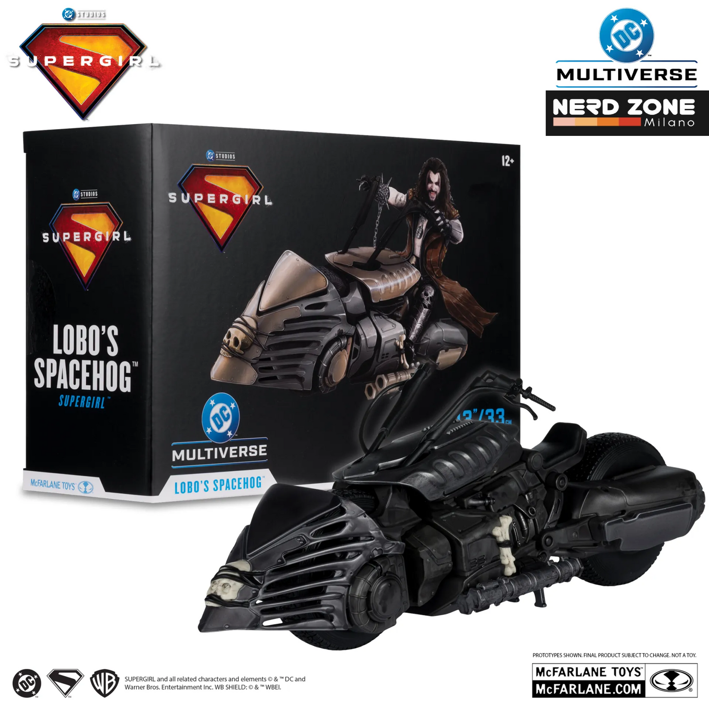 PRE ORDINE - McFARLANE TOYS 2025 - Dc Theatrical Vehicles Supergirl Movie Lobo Spacehog