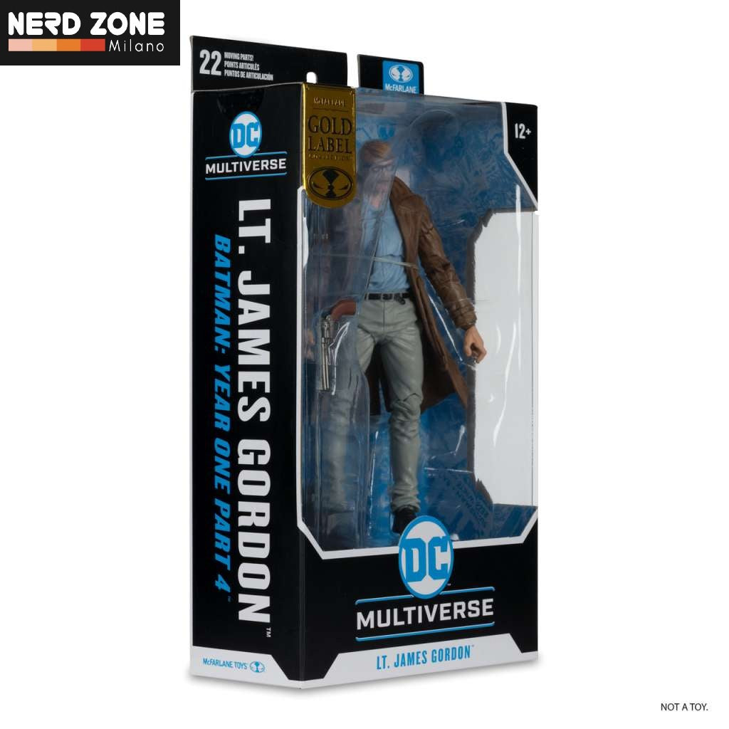 McFARLANE TOYS 2025 - Dc Multi Commissioner Gordon Year One Pt4 Gold Label Action Figure