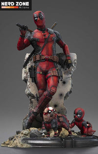 IRON STUDIOS - MARVEL - Deadpool & Wolverine Deadpool 1/10 Statue