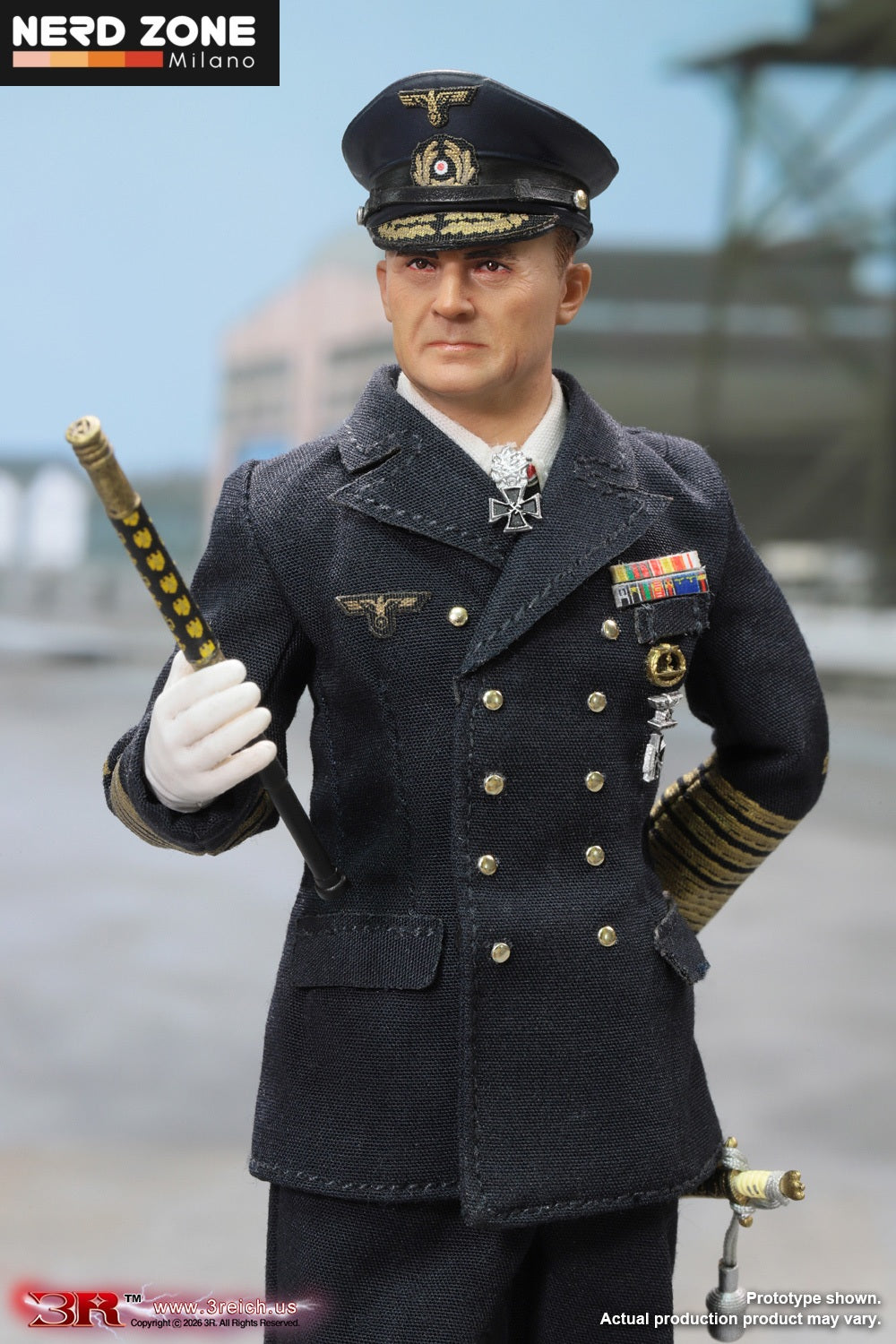 PRE ORDINE DiD/3R – Karl Dönitz WWII German Großadmiral 1/12 Scale Mini Reich Series TG0009