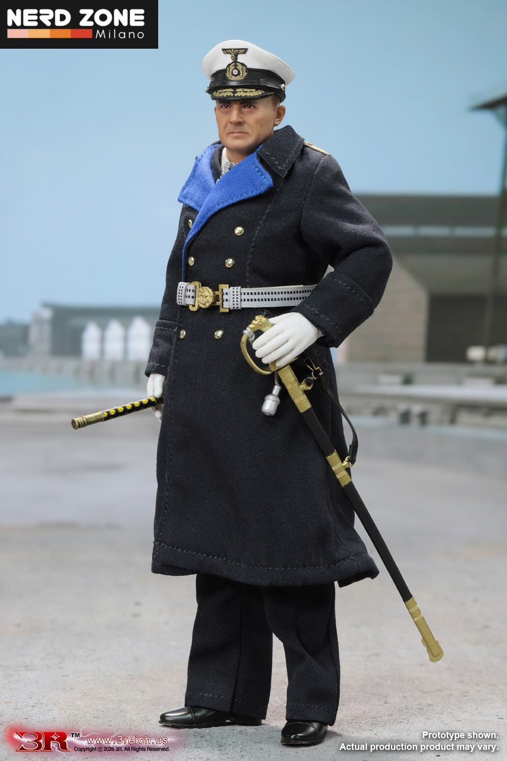 PRE ORDINE DiD/3R – Karl Dönitz WWII German Großadmiral 1/12 Scale Mini Reich Series TG0009