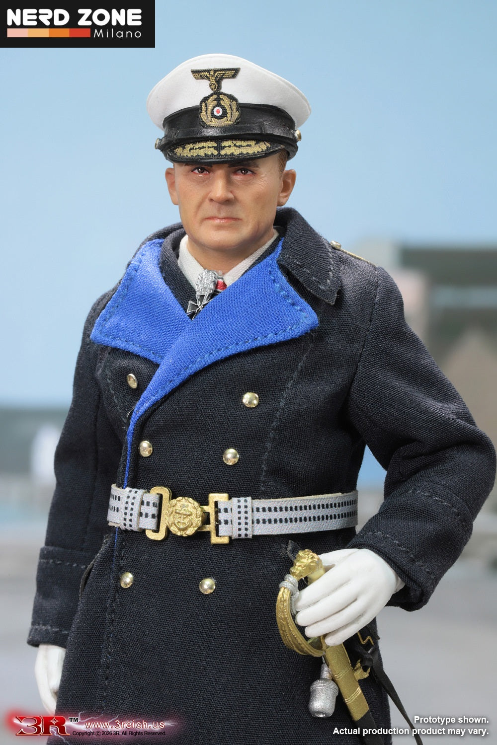 PRE ORDINE DiD/3R – Karl Dönitz WWII German Großadmiral 1/12 Scale Mini Reich Series TG0009
