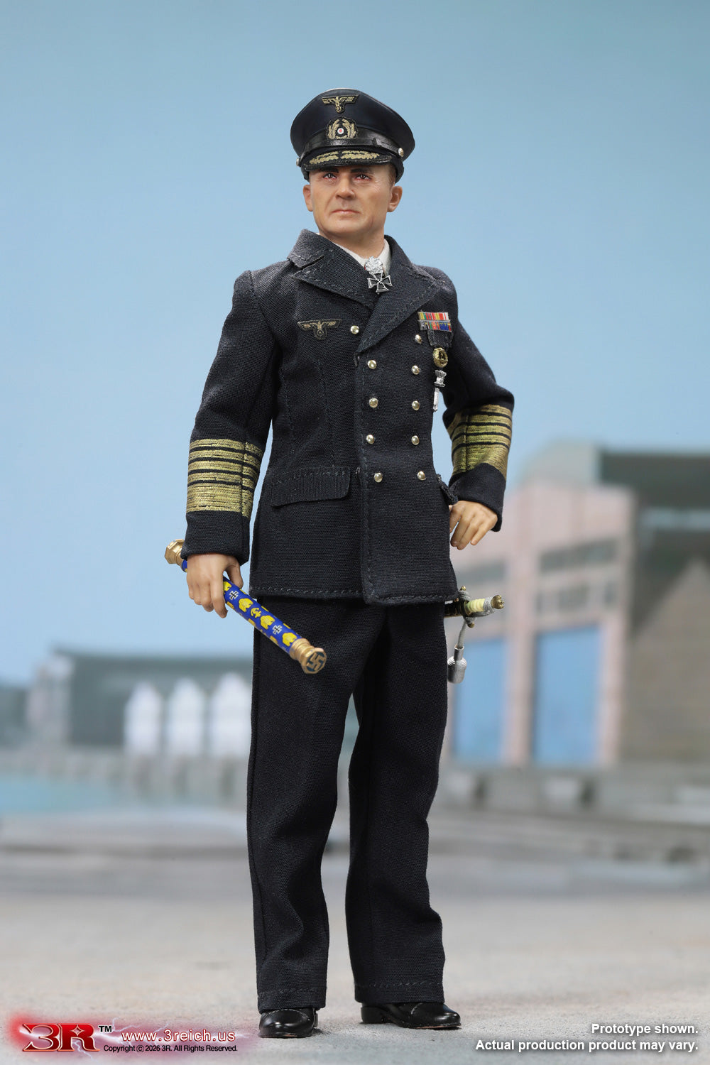 PRE ORDINE DiD/3R – Karl Dönitz WWII German Großadmiral 1/12 Scale Mini Reich Series TG0009