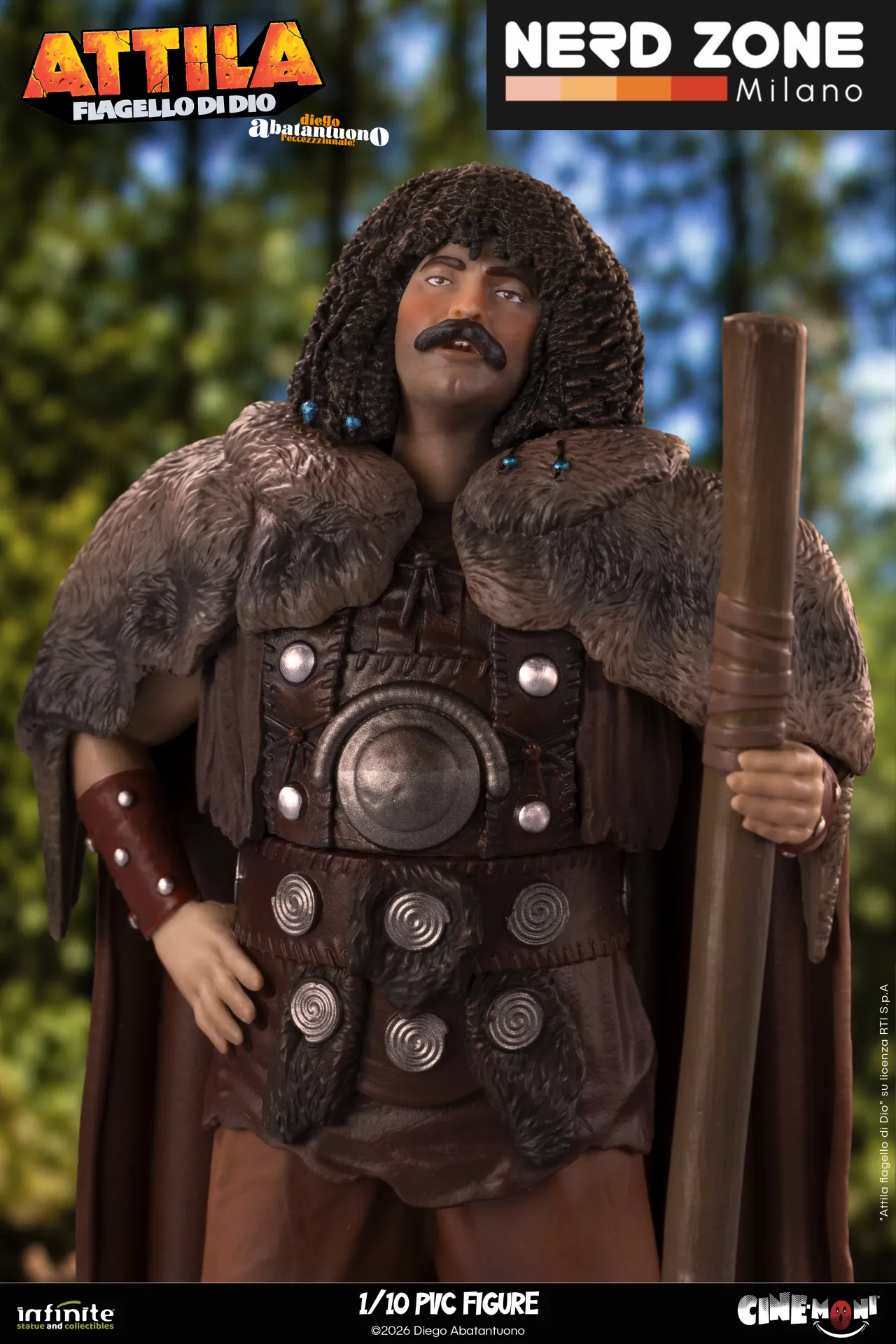 PRE ORDINE INFINITE STATUE - Diego Abatantuono Attila Cine-moni Pvc Figure