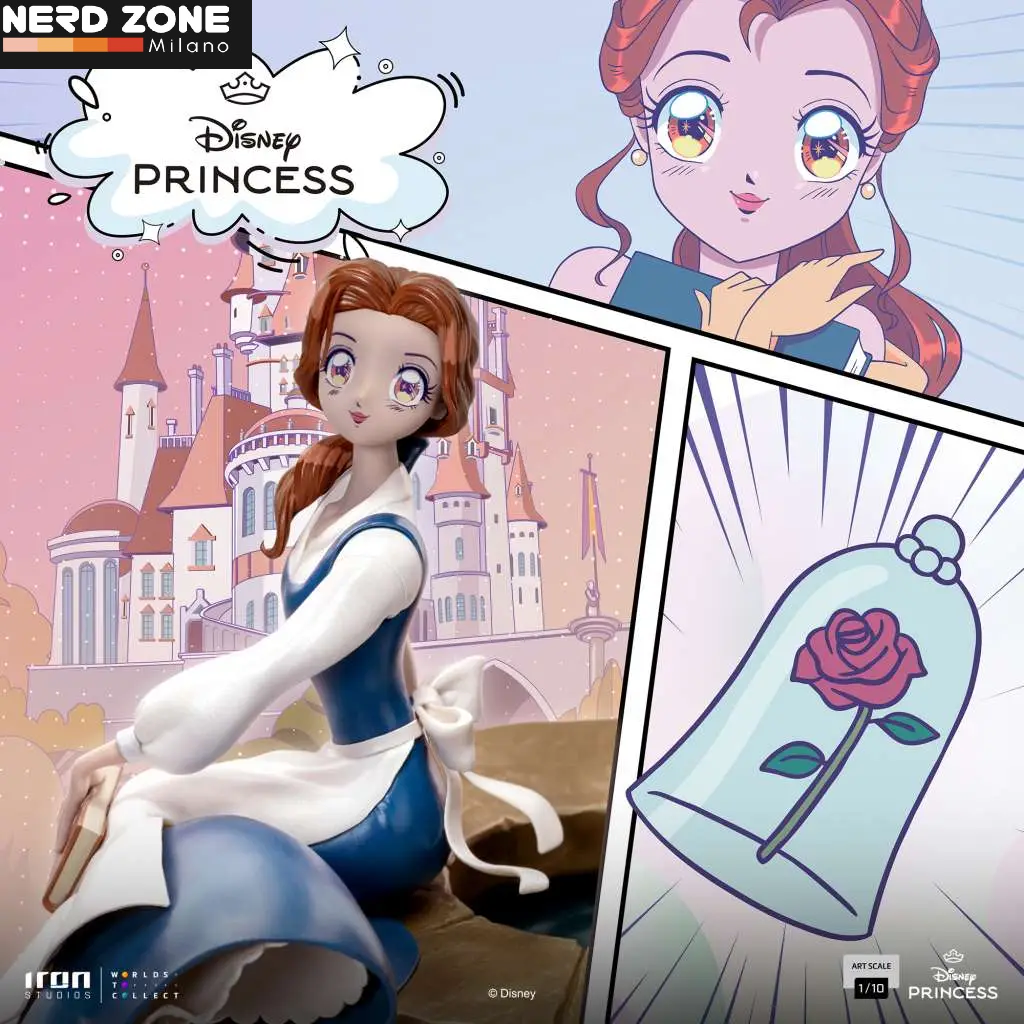 PRE ORDINE - IRON STUDIOS - Disney Anime Princess Belle Pvc Statue