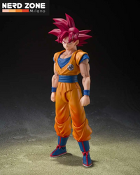 BANDAI - S.H. FIGUARTS Dragon Ball Super Saiyan God Son Guko (God Aura) 15 cm