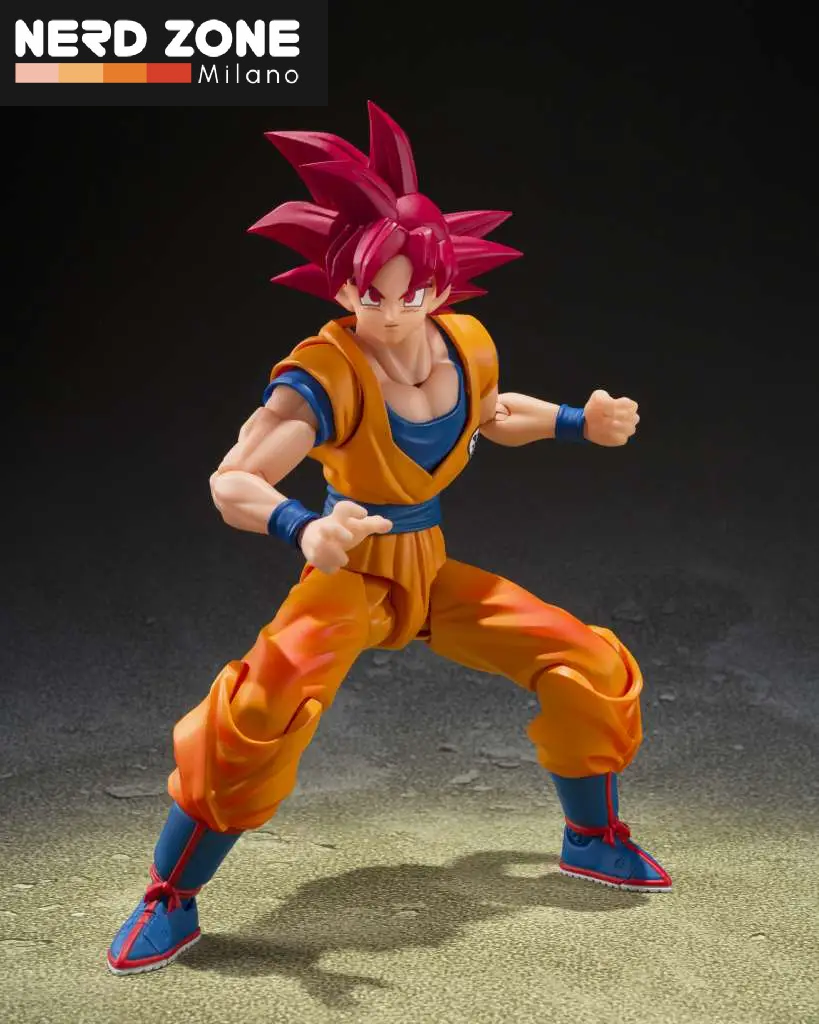 BANDAI - S.H. FIGUARTS Dragon Ball Super Saiyan God Son Guko (God Aura) 15 cm