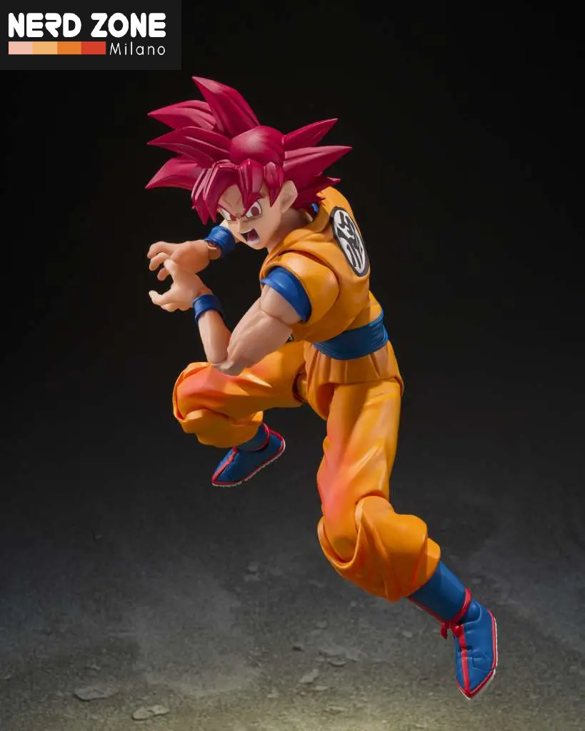 BANDAI - S.H. FIGUARTS Dragon Ball Super Saiyan God Son Guko (God Aura) 15 cm