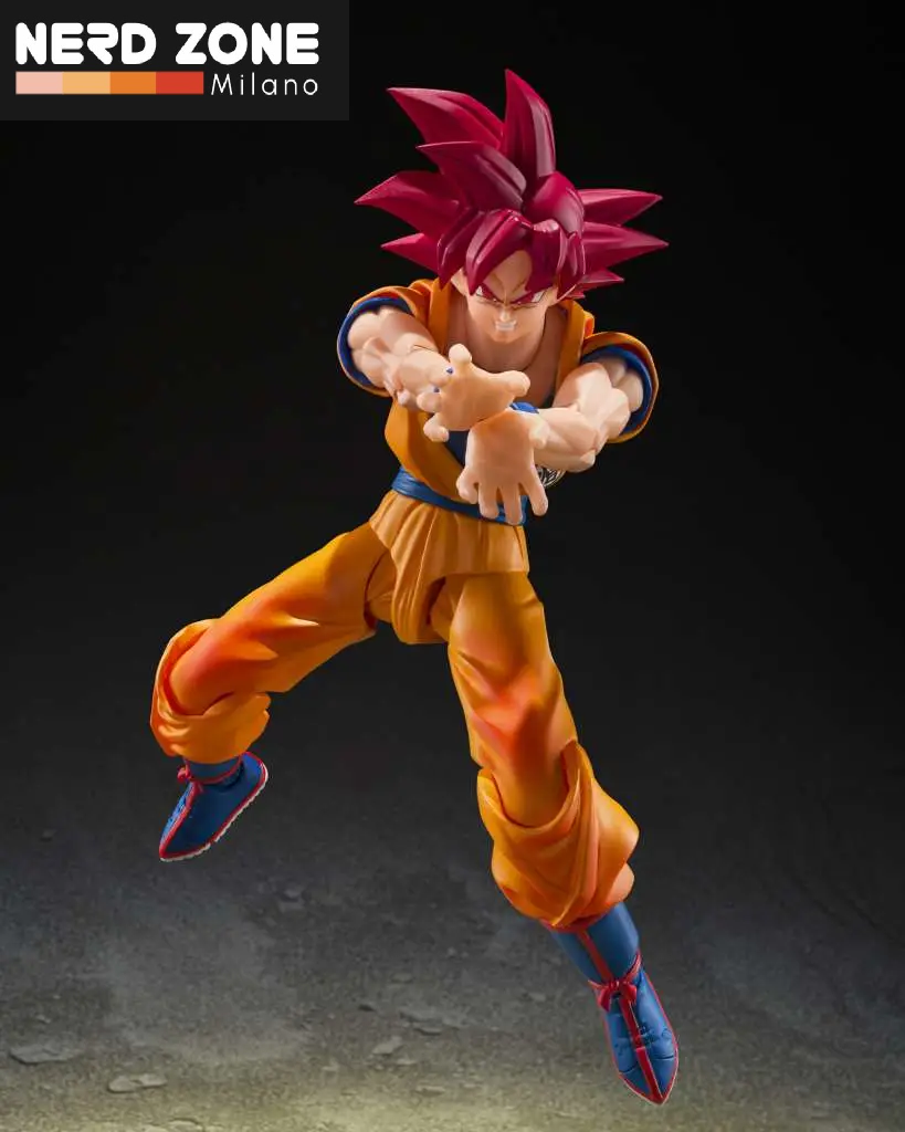 BANDAI - S.H. FIGUARTS Dragon Ball Super Saiyan God Son Guko (God Aura) 15 cm