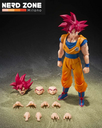 BANDAI - S.H. FIGUARTS Dragon Ball Super Saiyan God Son Guko (God Aura) 15 cm