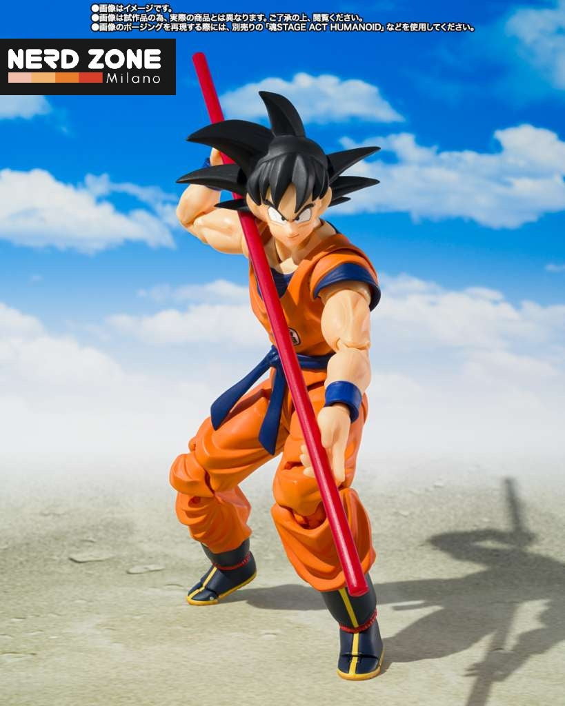 BANDAI - S.H. FIGUARTS Dragon Ball Son Goku & Son Gohan - Kid & Kintoun Shf