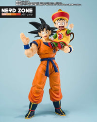 BANDAI - S.H. FIGUARTS Dragon Ball Son Goku & Son Gohan - Kid & Kintoun Shf