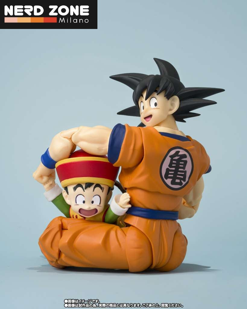 BANDAI - S.H. FIGUARTS Dragon Ball Son Goku & Son Gohan - Kid & Kintoun Shf
