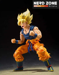 BANDAI - S.H. FIGUARTS Dragon Ball Z Super Saiyan Son Goku Fighter Rage S.H.Figuarts