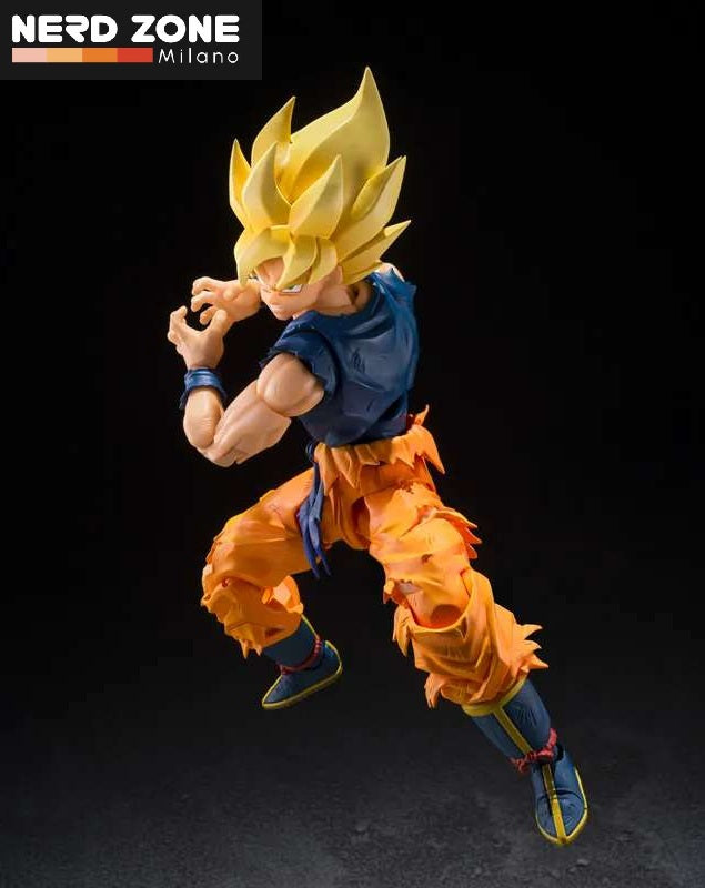 BANDAI - S.H. FIGUARTS Dragon Ball Z Super Saiyan Son Goku Fighter Rage S.H.Figuarts