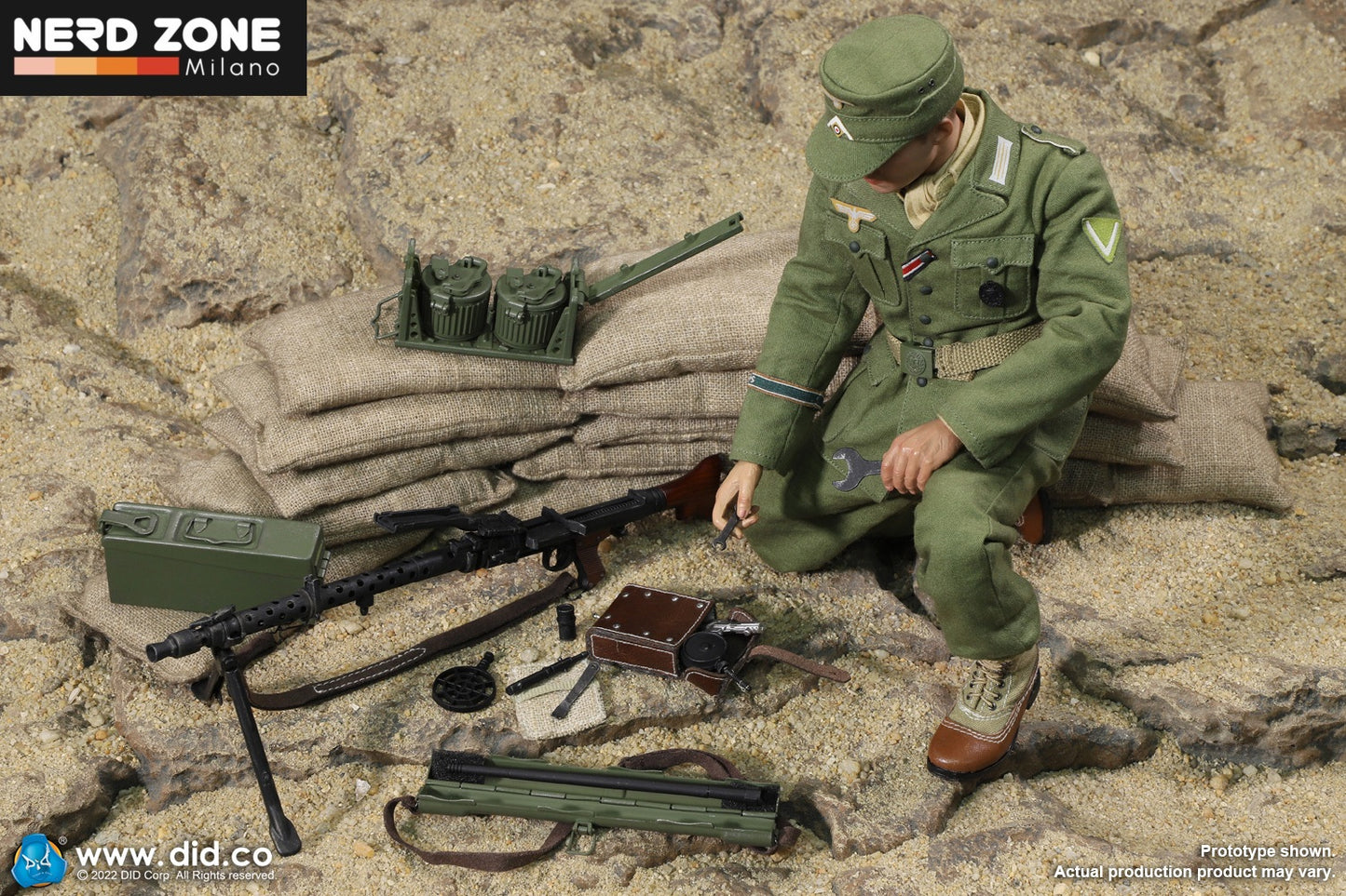 DID / 3R - E60066 MG34 Accessory Kit 1/6 Scale