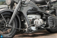 PRE ORDER DID / 3R - E60075G 1/6 WWII German Zündapp KS 750 Motorcycle with Sidecar Grey Version