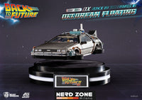 BEAST KINGDOM - Back to the Future Egg Attack Floating Statue Back to the Future II DeLorean Deluxe Version heo EU Exclusive 20 cm
