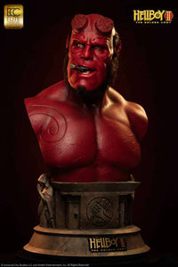 ELITE CREATURE COLLECTIBLES - HELLBOY 2 The Golden Army - Hellboy Life Size Bust 1:1
