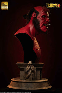 ELITE CREATURE COLLECTIBLES - HELLBOY 2 The Golden Army - Hellboy Life Size Bust 1:1