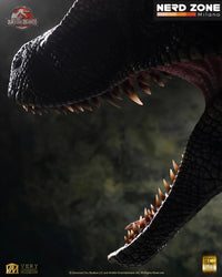 PRE ORDINE - ELITE CREATURE COLLECTIBLES - Jurassic Park 3 Male Alpha Velociraptor Blood Knight Bust