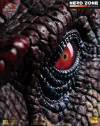 PRE ORDINE - ELITE CREATURE COLLECTIBLES - Jurassic Park 3 Male Alpha Velociraptor Blood Knight Bust