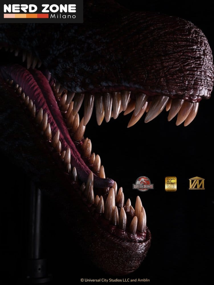 PRE ORDINE - ELITE CREATURE COLLECTIBLES - Jurassic Park 3 Replica Bust 1/2 Spinosaurus (Reproduction) 100 cm