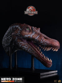 PRE ORDINE - ELITE CREATURE COLLECTIBLES - Jurassic Park 3 Replica Bust 1/2 Spinosaurus (Reproduction) 100 cm