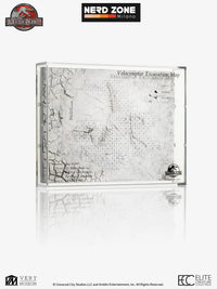 PRE ORDER - ELITE CREATURE COLLECTIBLES - Jurassic Park 3 Velociraptor Excavation Map