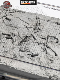 PRE ORDER - ELITE CREATURE COLLECTIBLES - Jurassic Park 3 Velociraptor Excavation Map