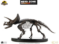 PRE ORDER - ELITE CREATURE COLLECTIBLES - Jurassic Park Triceratops Fossil Skeleton 1:12 Bronze Statue