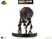 PRE ORDER - ELITE CREATURE COLLECTIBLES - Jurassic Park Triceratops Fossil Skeleton 1:12 Bronze Statue