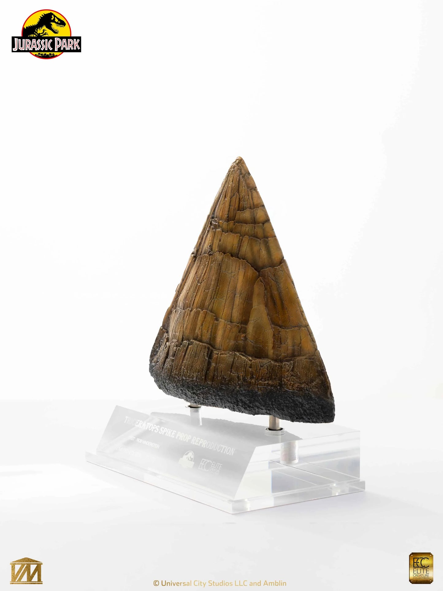 PRE ORDER - ELITE CREATURE COLLECTIBLES - Jurassic Park Triceratops Spike Prop Reproduction 1:1