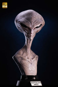 ELITE CREATURE COLLECTIBLES - Reptilian Grey Life Size Bust 1:1 (Art of Steve Wang)
