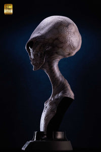 ELITE CREATURE COLLECTIBLES - Reptilian Grey Life Size Bust 1:1 (Art of Steve Wang)