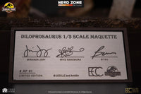 PRE ORDINE - ELITE CREATURE COLLECTIBLES Jurassic Park Dilophosaurus 1/3 Scale Maquette
