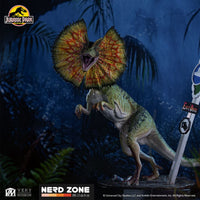 PRE ORDINE - ELITE CREATURE COLLECTIBLES Jurassic Park Dilophosaurus 1/3 Scale Maquette