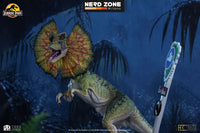 PRE ORDINE - ELITE CREATURE COLLECTIBLES Jurassic Park Dilophosaurus 1/3 Scale Maquette