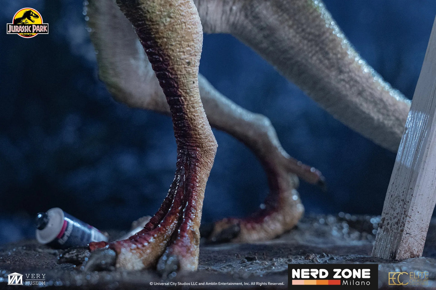 PRE ORDINE - ELITE CREATURE COLLECTIBLES Jurassic Park Dilophosaurus 1/3 Scale Maquette