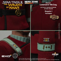 PRE ORDINE - EXO-6  Star Trek II: The Wrath of Khan Action Figure 1/6 Dr. Leonard McCoy Regula I Version 30 cm