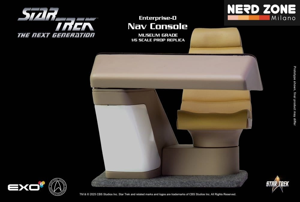 PRE ORDINE - EXO-6 Star Trek: The Next Generation Replica 1/6 Enterprise-D Bridge CONN Console