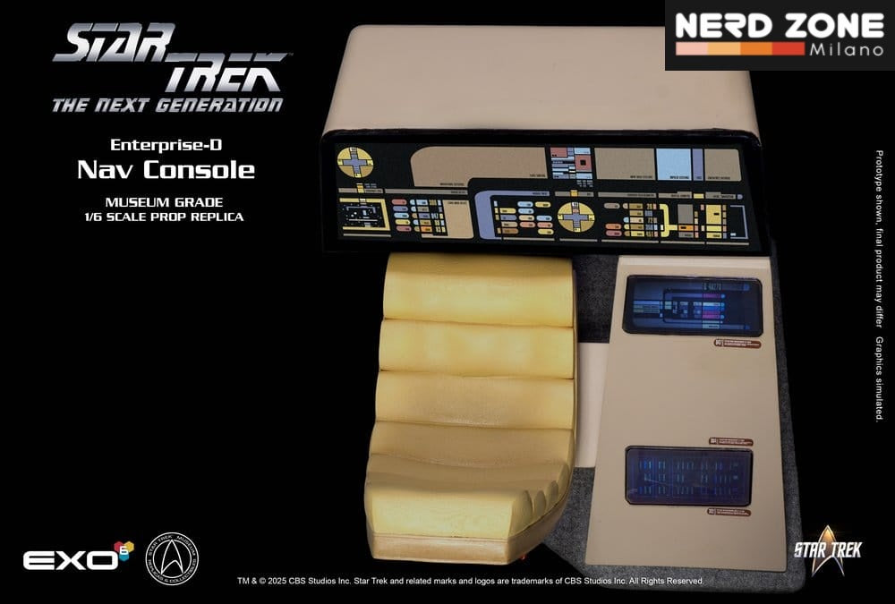 PRE ORDINE - EXO-6 Star Trek: The Next Generation Replica 1/6 Enterprise-D Bridge Consoles Set