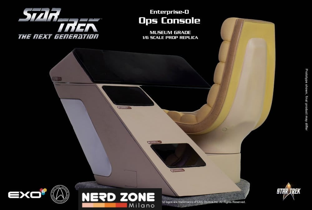 PRE ORDINE - EXO-6 Star Trek: The Next Generation Replica 1/6 Enterprise-D Bridge Consoles Set