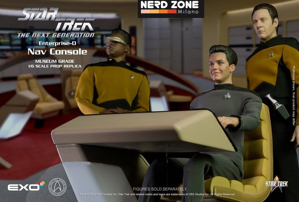 PRE ORDINE - EXO-6 Star Trek: The Next Generation Replica 1/6 Enterprise-D Bridge Consoles Set