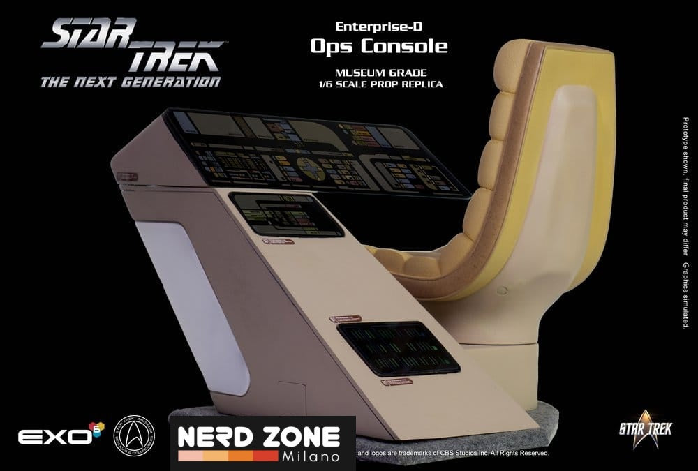 PRE ORDINE - EXO-6 Star Trek: The Next Generation Replica 1/6 Enterprise-D Bridge OPS Console