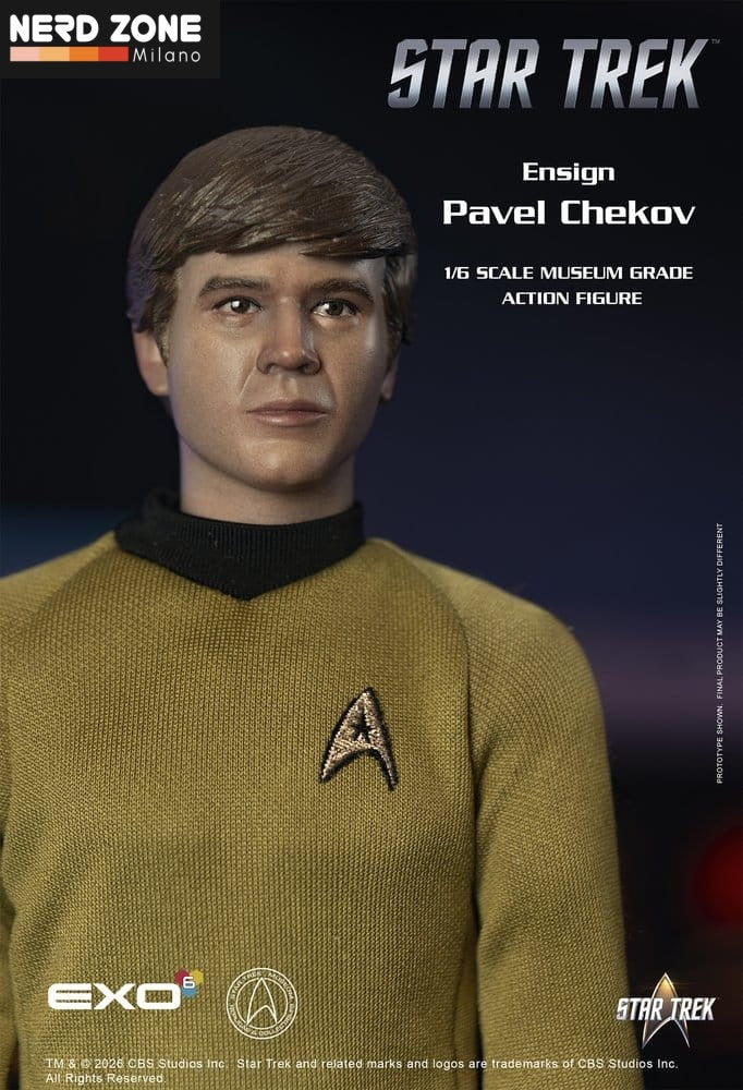 PRE ORDINE - EXO-6 Star Trek: The Original Series Action Figure 1/6 Ensign Pavel Chekov 30 cm