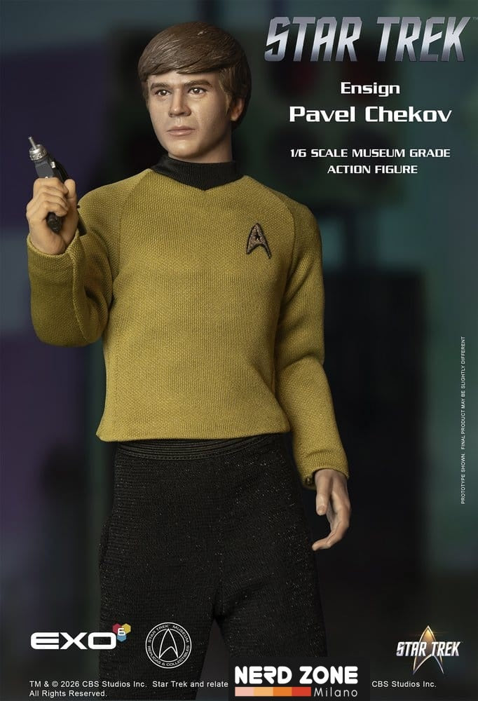 PRE ORDINE - EXO-6 Star Trek: The Original Series Action Figure 1/6 Ensign Pavel Chekov 30 cm