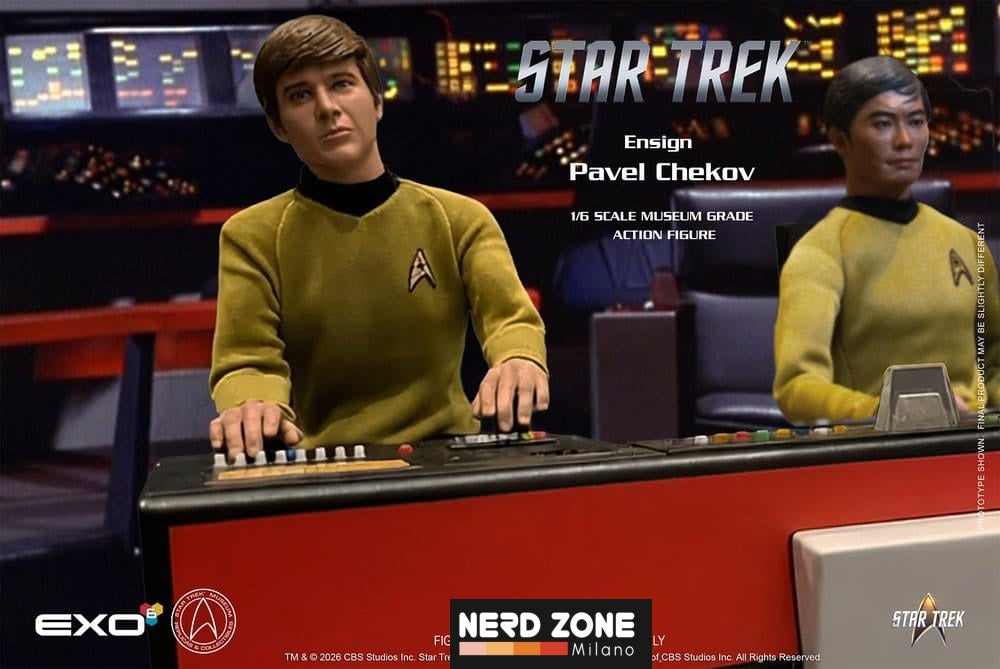 PRE ORDINE - EXO-6 Star Trek: The Original Series Action Figure 1/6 Ensign Pavel Chekov 30 cm