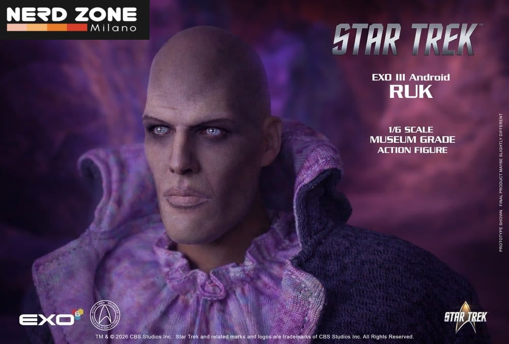 PRE ORDINE - EXO-6 Star Trek: The Original Series Action Figure 1/6 Ruk EXO III Android 33 cm
