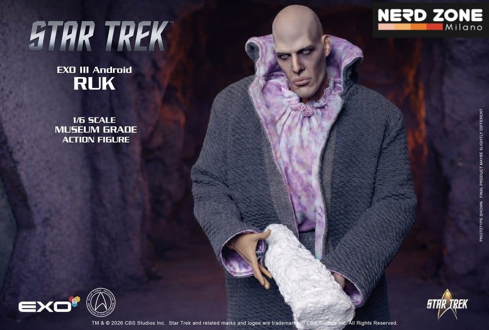 PRE ORDINE - EXO-6 Star Trek: The Original Series Action Figure 1/6 Ruk EXO III Android 33 cm
